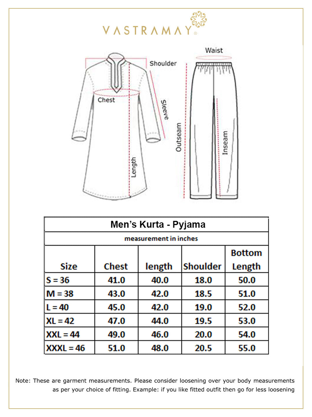 Vastramay Men's Burgundy Silk Blend Kurta and Pyjama Set