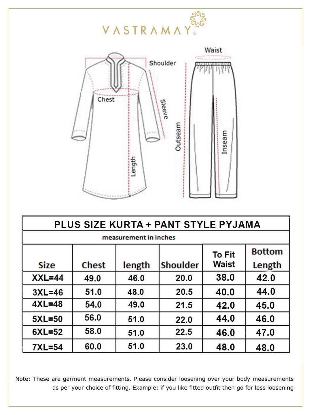 mens plus size grey cotton silk blend kurta and cream pant style pyjama set