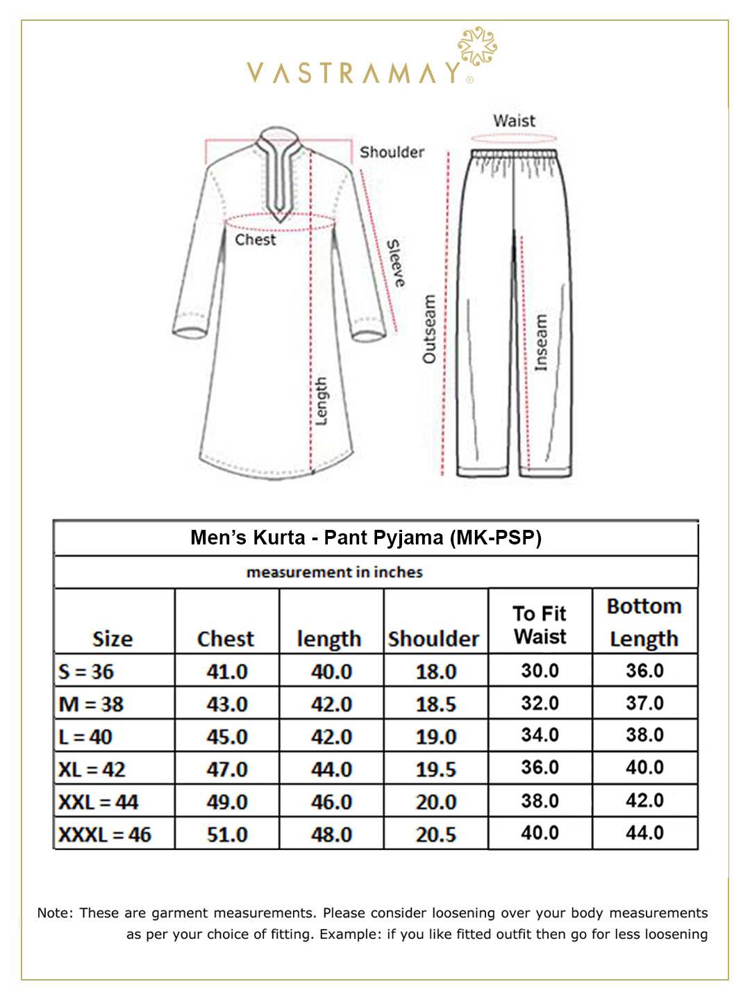 vastramay mens blue pathani suit with white pant set