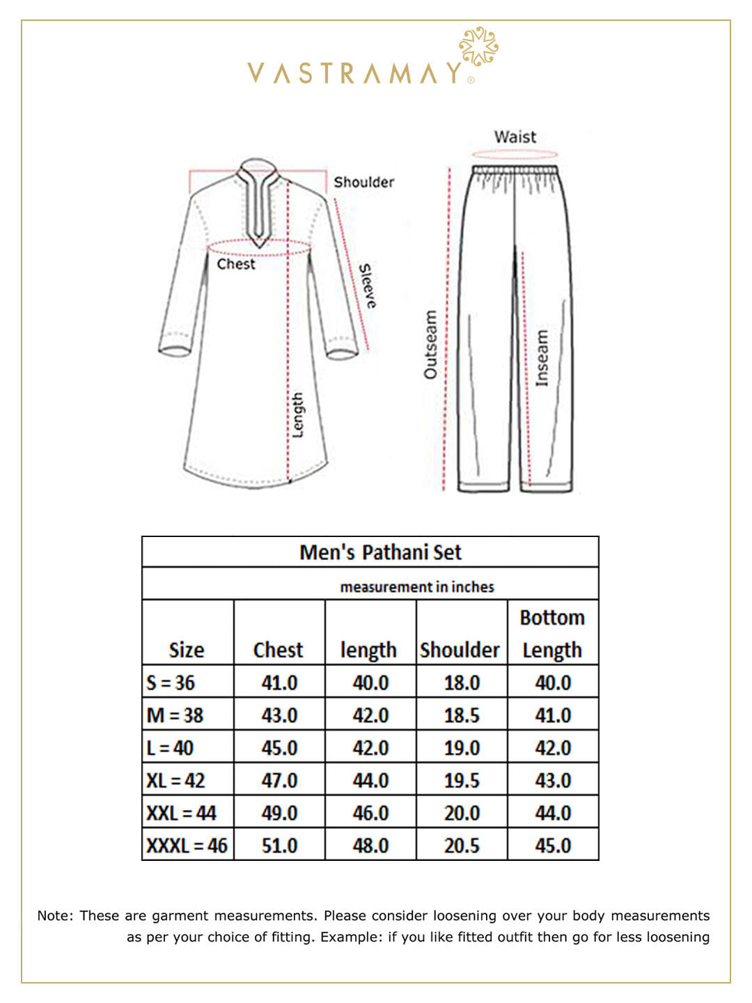 Vastramay mens black cotton blend kurta and white patiala set
