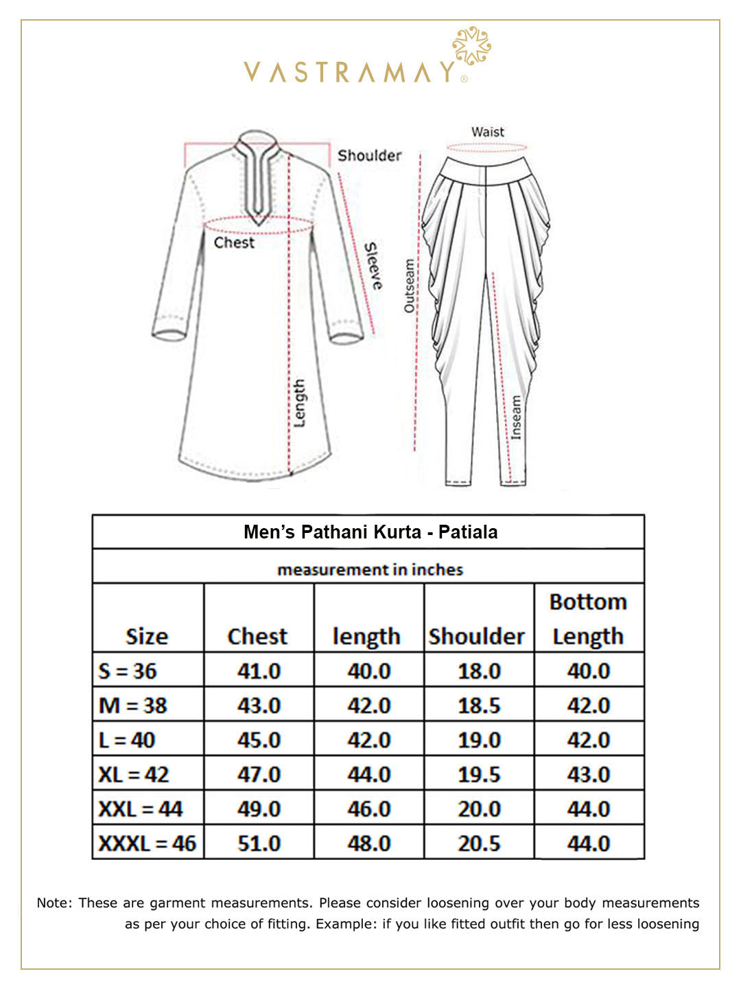 Vastramay Men's Grey Cotton Blend Pathani Suit Set