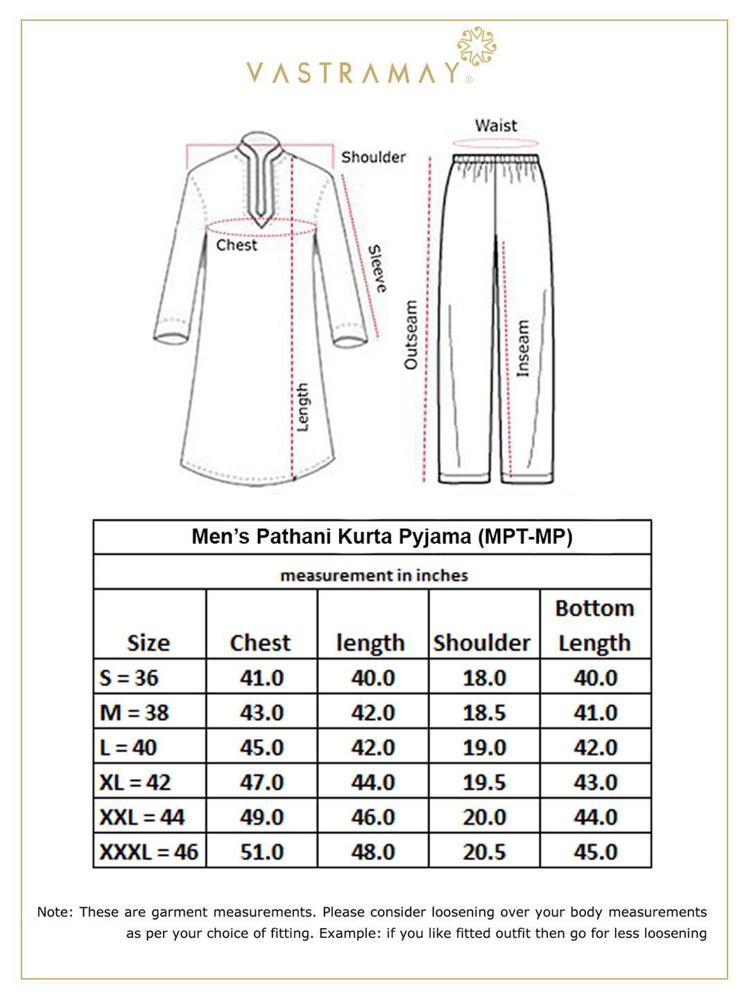 Vastramay Men's White Cotton Blend Pathani Suit Set