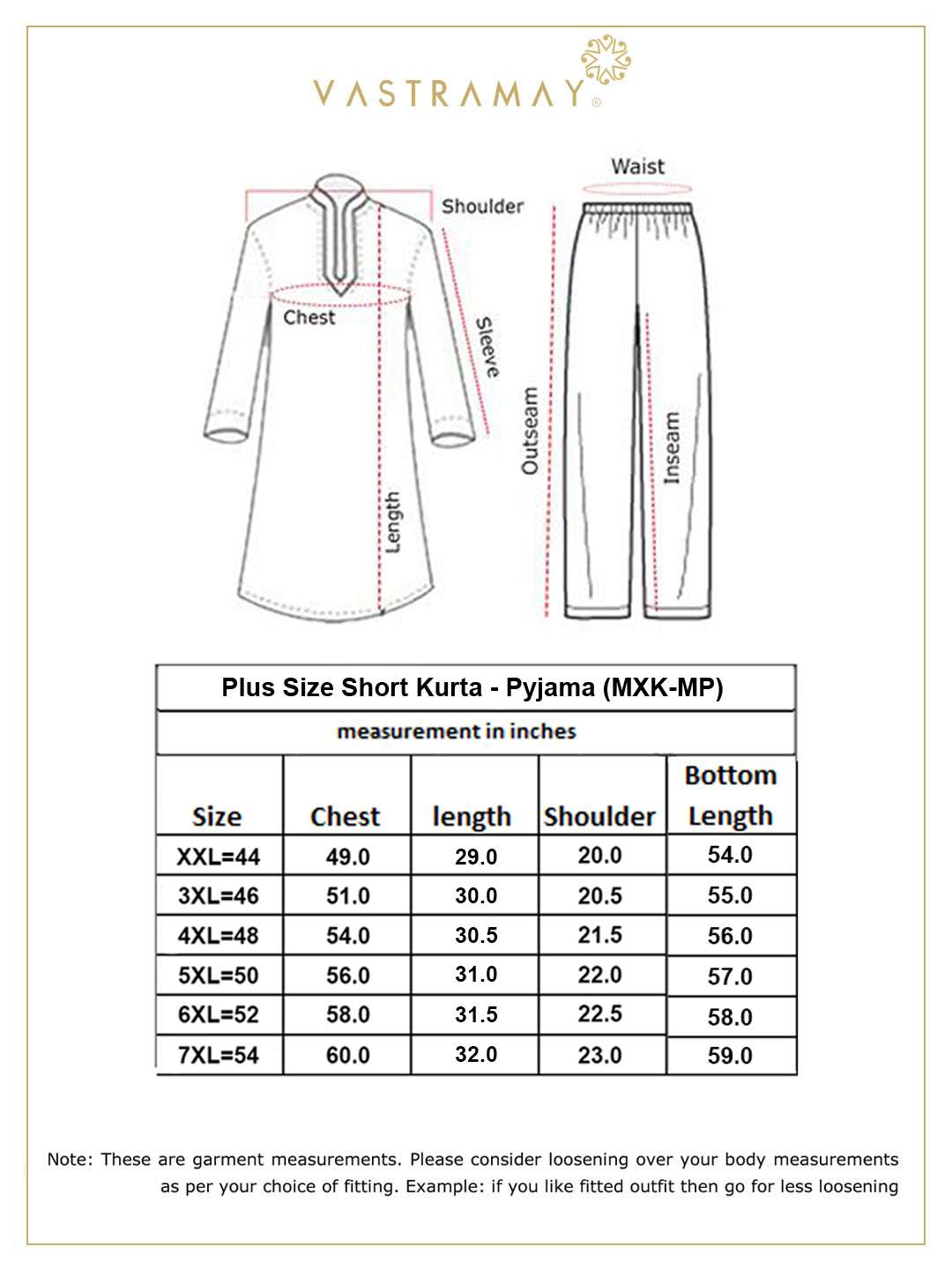 plus size mens work from home kurta and salwar set