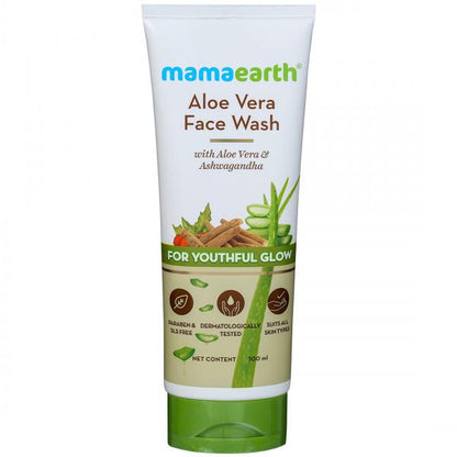 Mamaearth Aloe Vera Face Wash For Youthful Glow