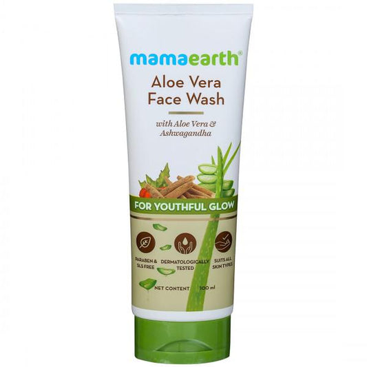 Mamaearth Aloe Vera Face Wash For Youthful Glow