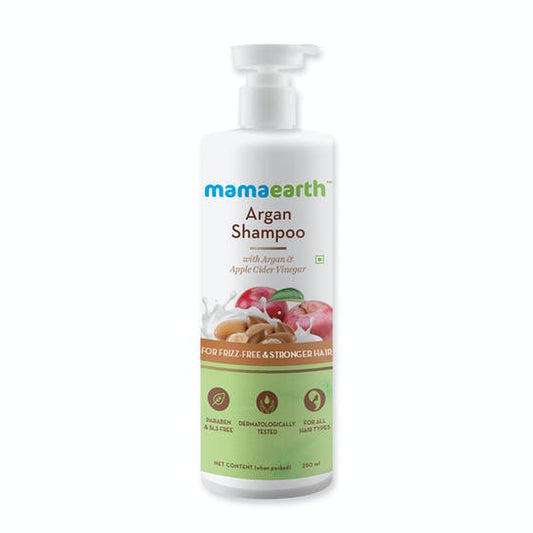 Mamaearth Argan Shampoo For Frizz|Free and Stronger Hair