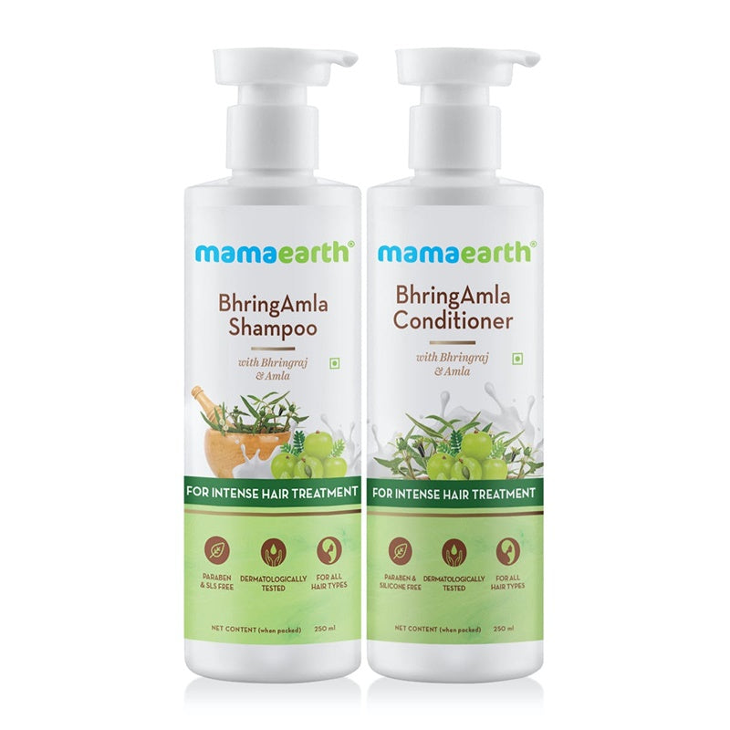 Mamaearth Bhringamla Shampoo and Conditioner Combo