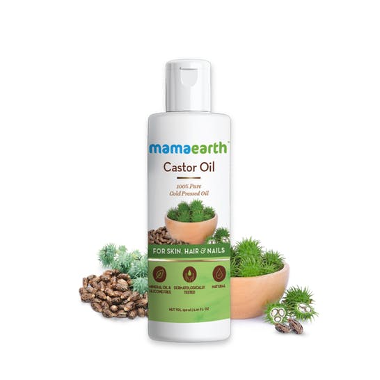 Mamaearth Castor Oil For Skin Hair and Nails