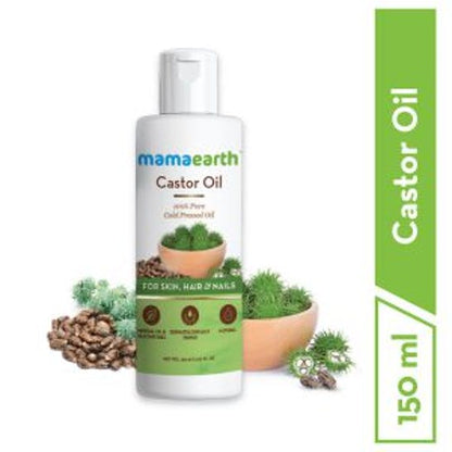 Mamaearth Castor Oil For Skin Hair and Nails