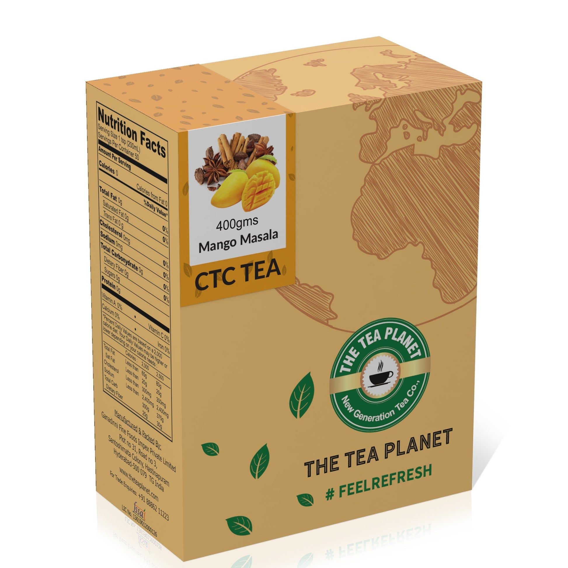 The Tea Planet Mango & Masala Flavored CTC Tea