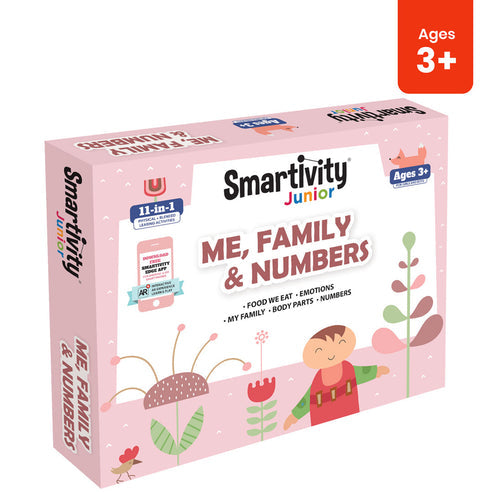 Smartivity Junior Me Family & Numbers | 3-6 Years | DIY Activity Kit