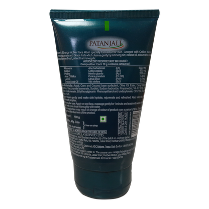 Patanjali Men's Energy Active Face Wash