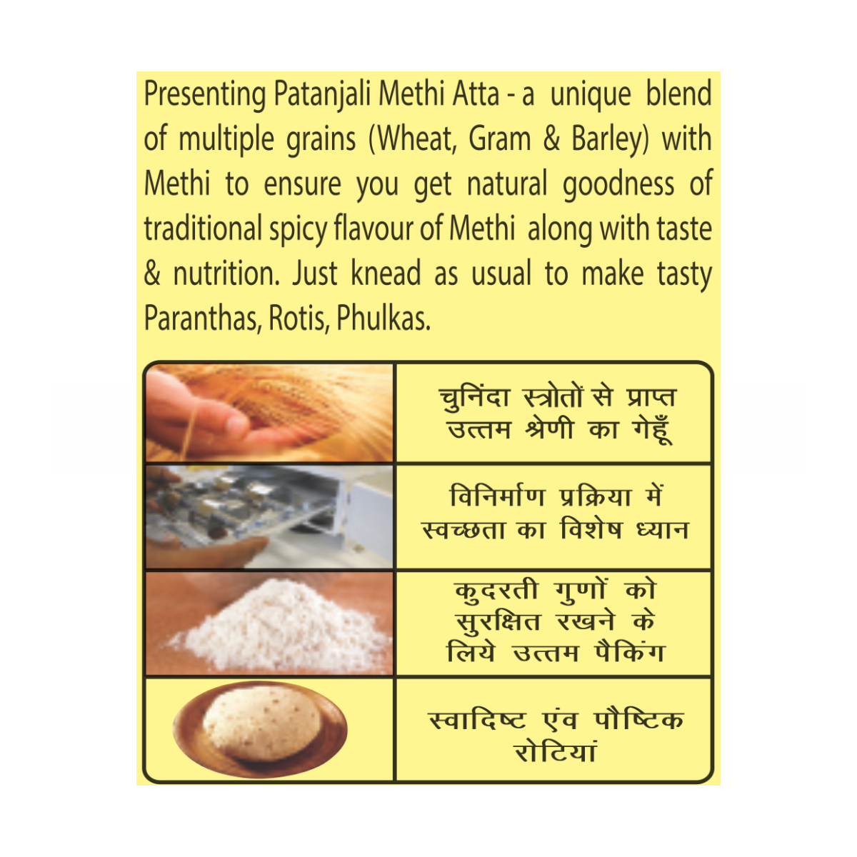 Patanjali Methi Atta