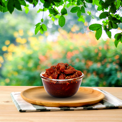 Naturogin Mild Spice Mutton Pickle Like a Mutton Curry with 3 months shelf life.