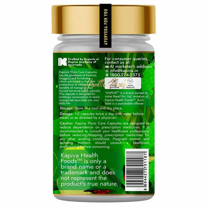 Kapiva Ayurveda Health Foods Thyro Care Capsules