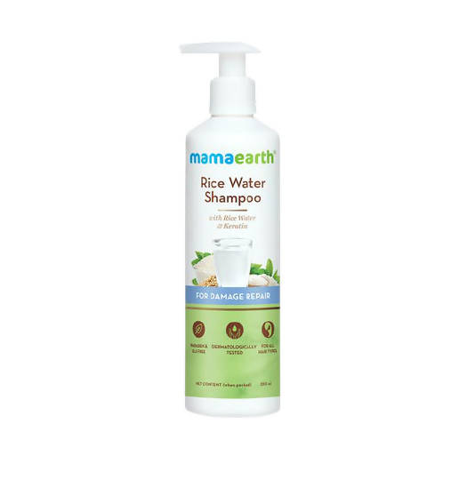 Mamaearth Rice Water Shampoo with Rice Water and Keratin