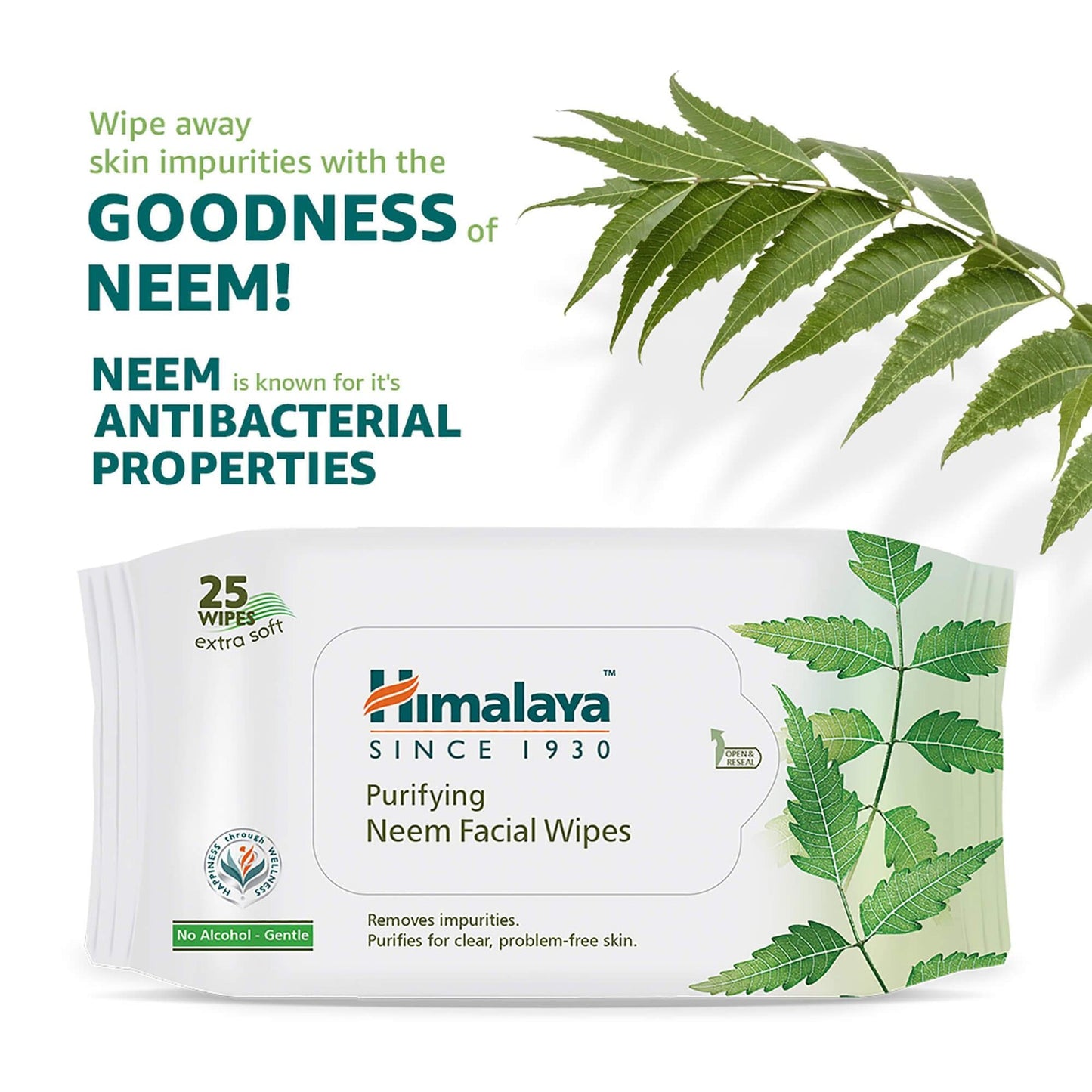Himalaya Personal Care Purifying Neem Facial Wipes