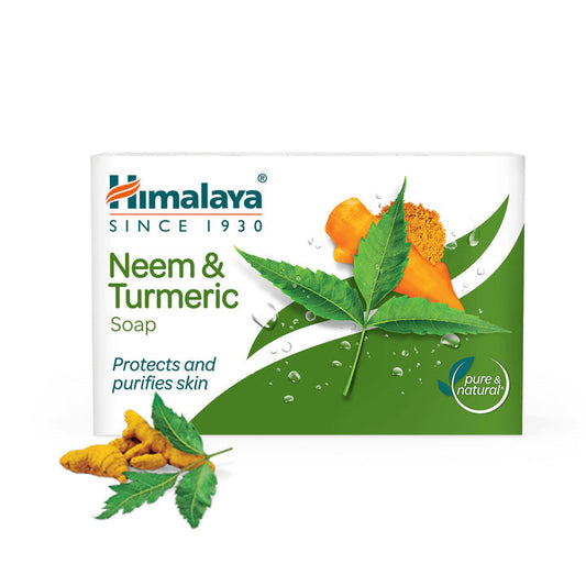Himalaya Neem And Turmeric Soap 75gm - PUSHMYCART