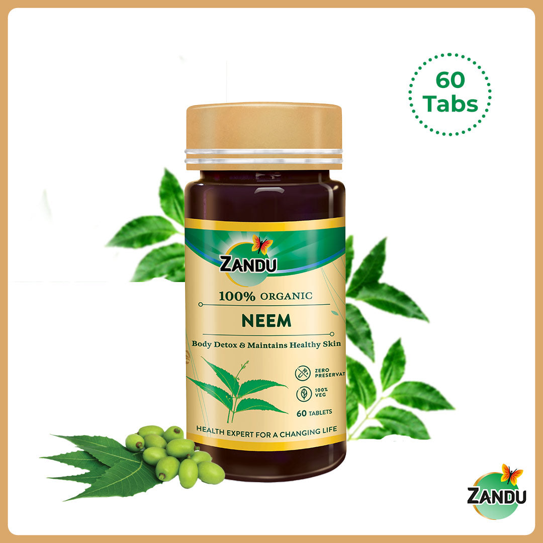 Zandu Organic Neem 60 Tablets