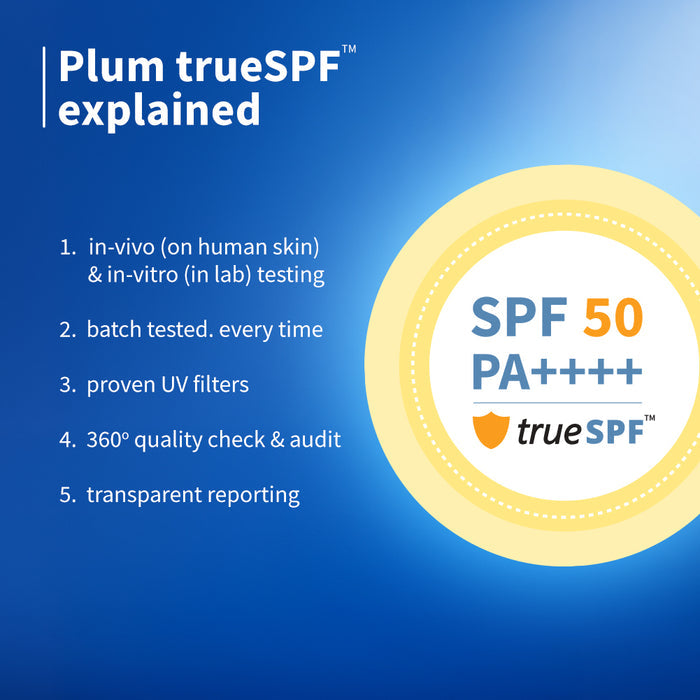 Plum 2% Niacinamide & Rice Water SPF 50 PA++++ Hybrid Sunscreen