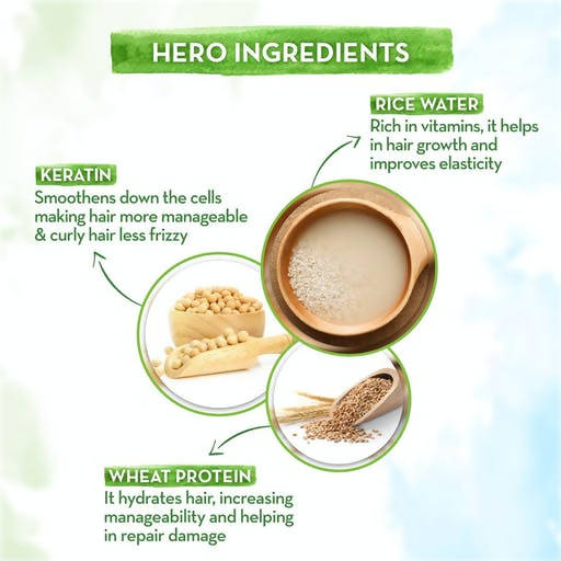 Mamaearth Rice Water Shampoo with Rice Water and Keratin