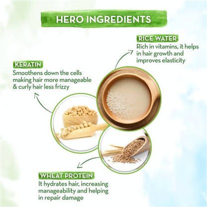 Mamaearth Rice Water Shampoo with Rice Water and Keratin