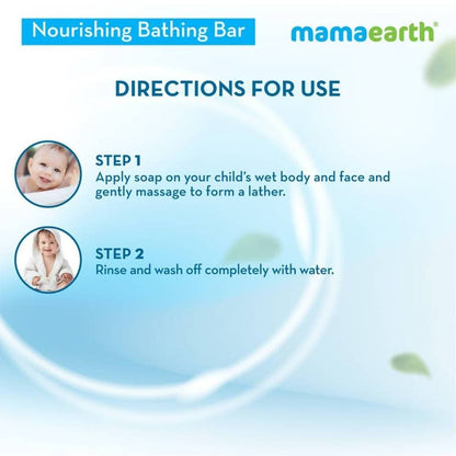 Mamaearth Nourishing Bathing Bar Soap For Kids | Pack of 5