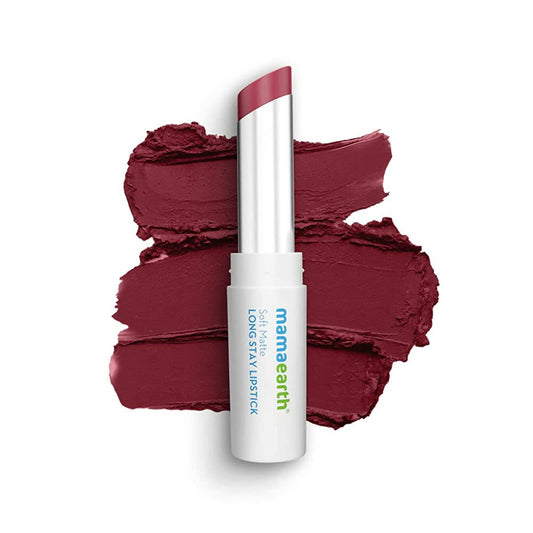Mamaearth Soft Matte Long Stay Lipstick | Grape Wine