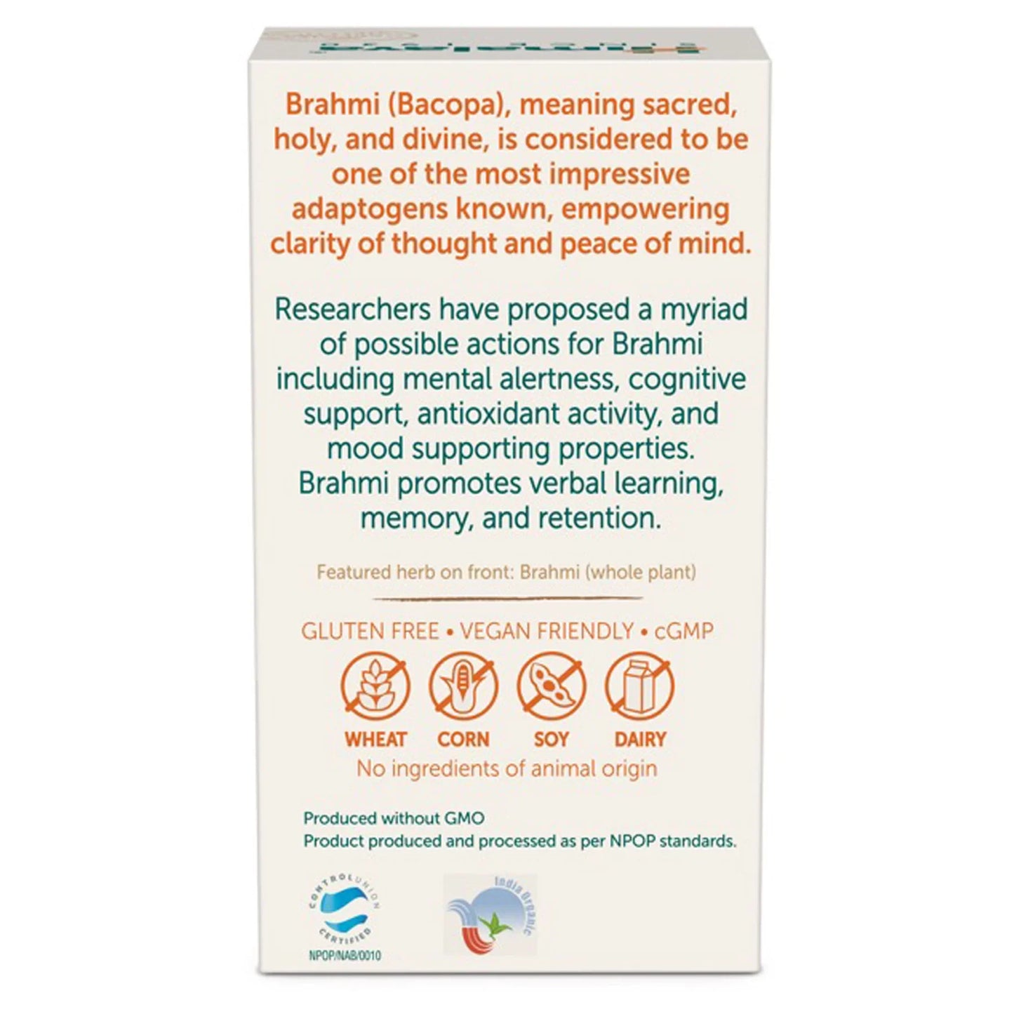 Himalaya Organic Bacopa - PUSHMYCART