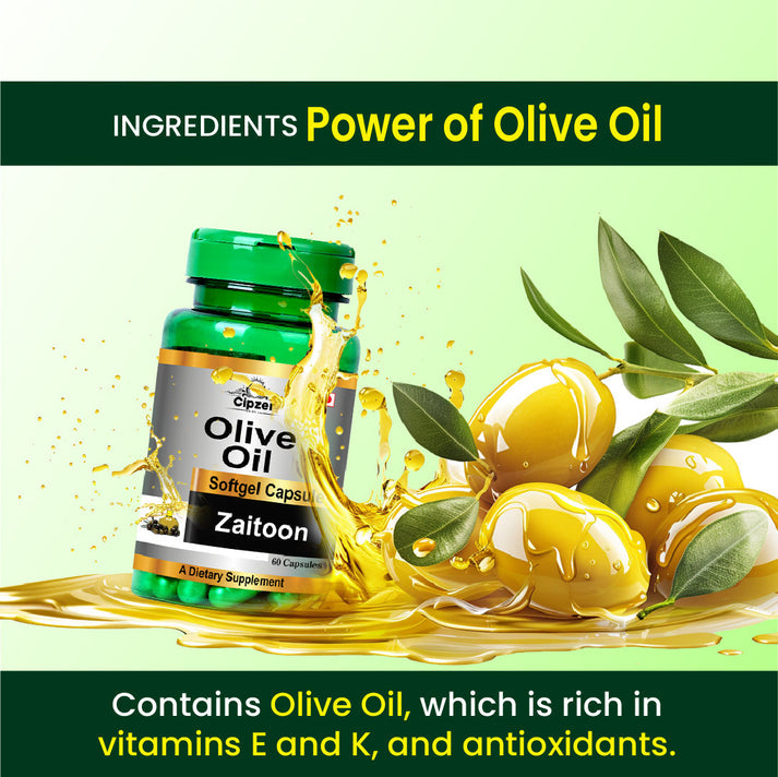 Olive Oil Soft Gel Capsules 60's