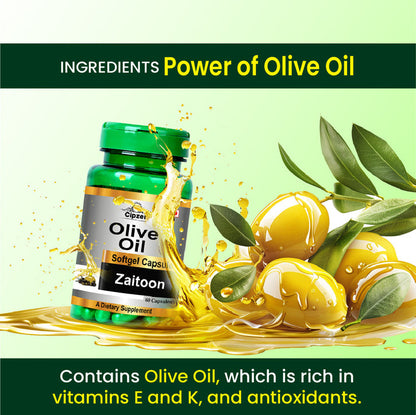 Olive Oil Soft Gel Capsules 60's