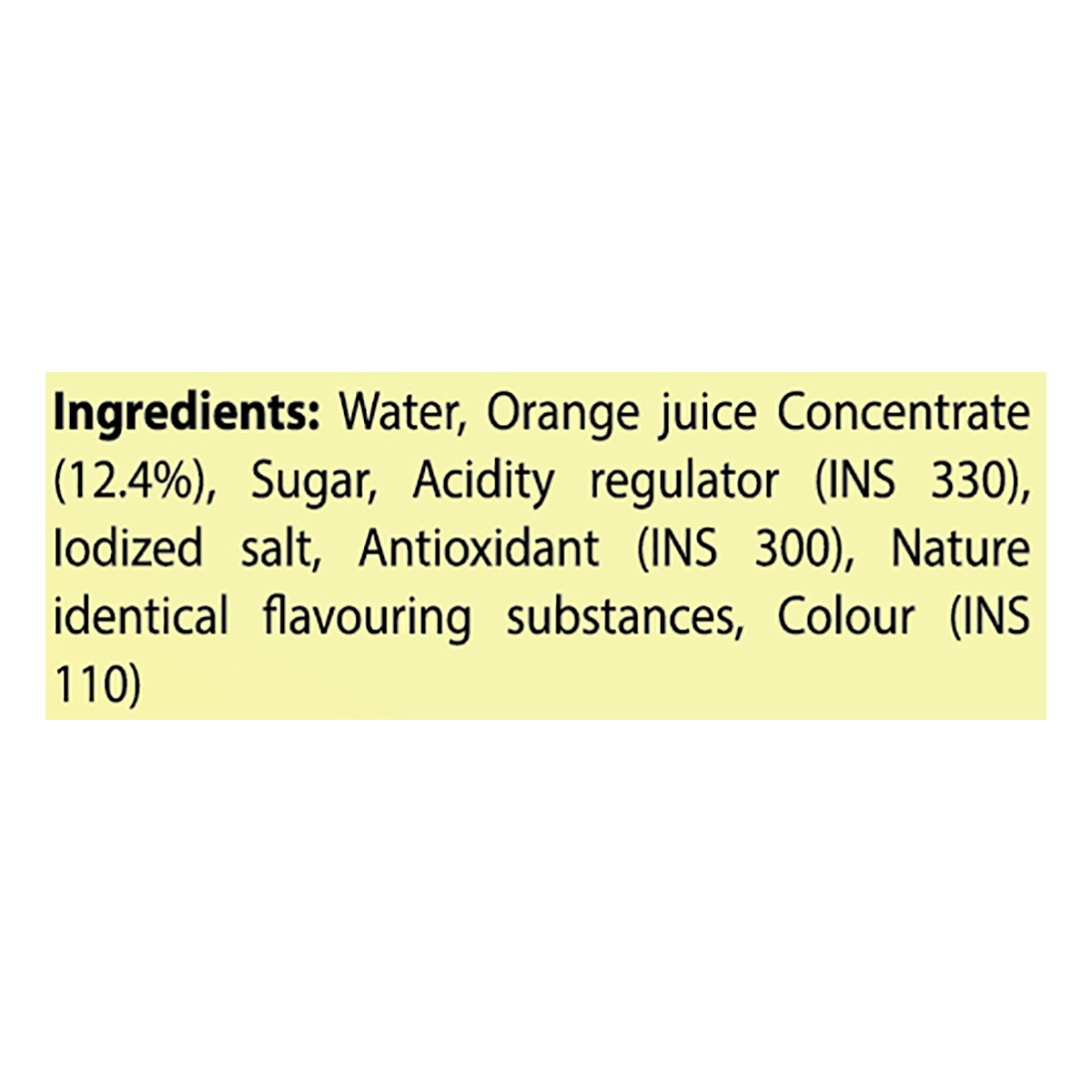 Patanjali Orange Beverage