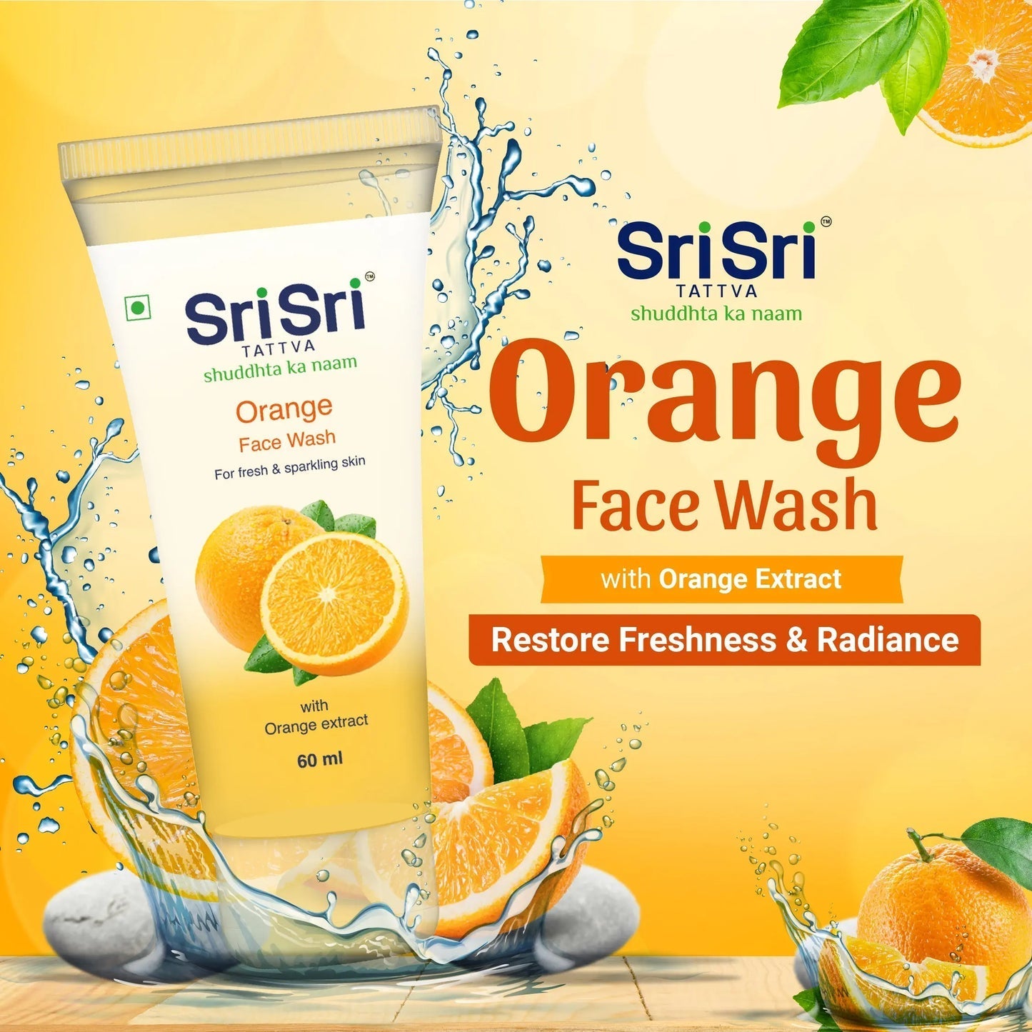 Sri Sri Tattva Orange Face Wash - PUSHMYCART