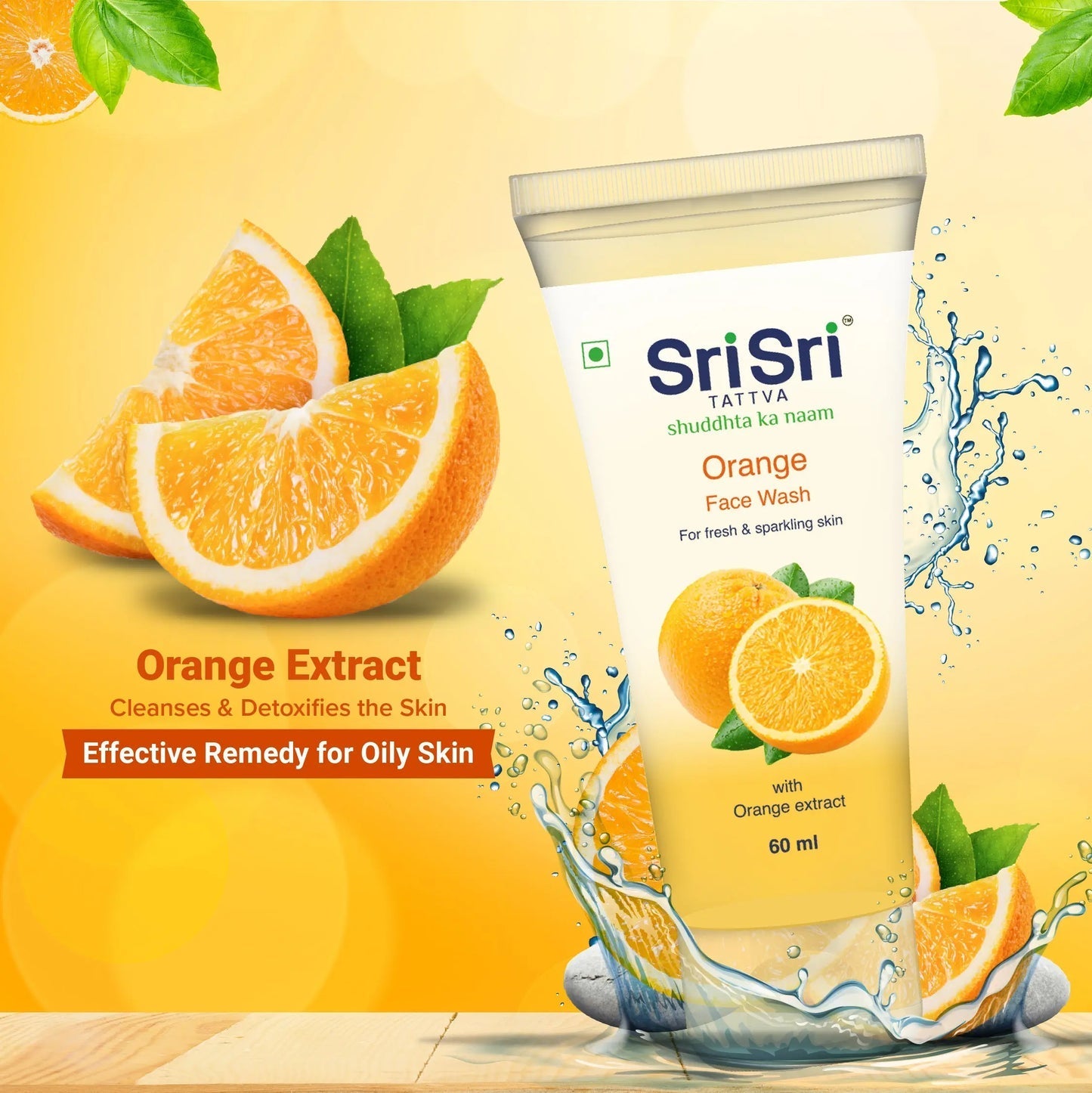 Sri Sri Tattva Orange Face Wash - PUSHMYCART