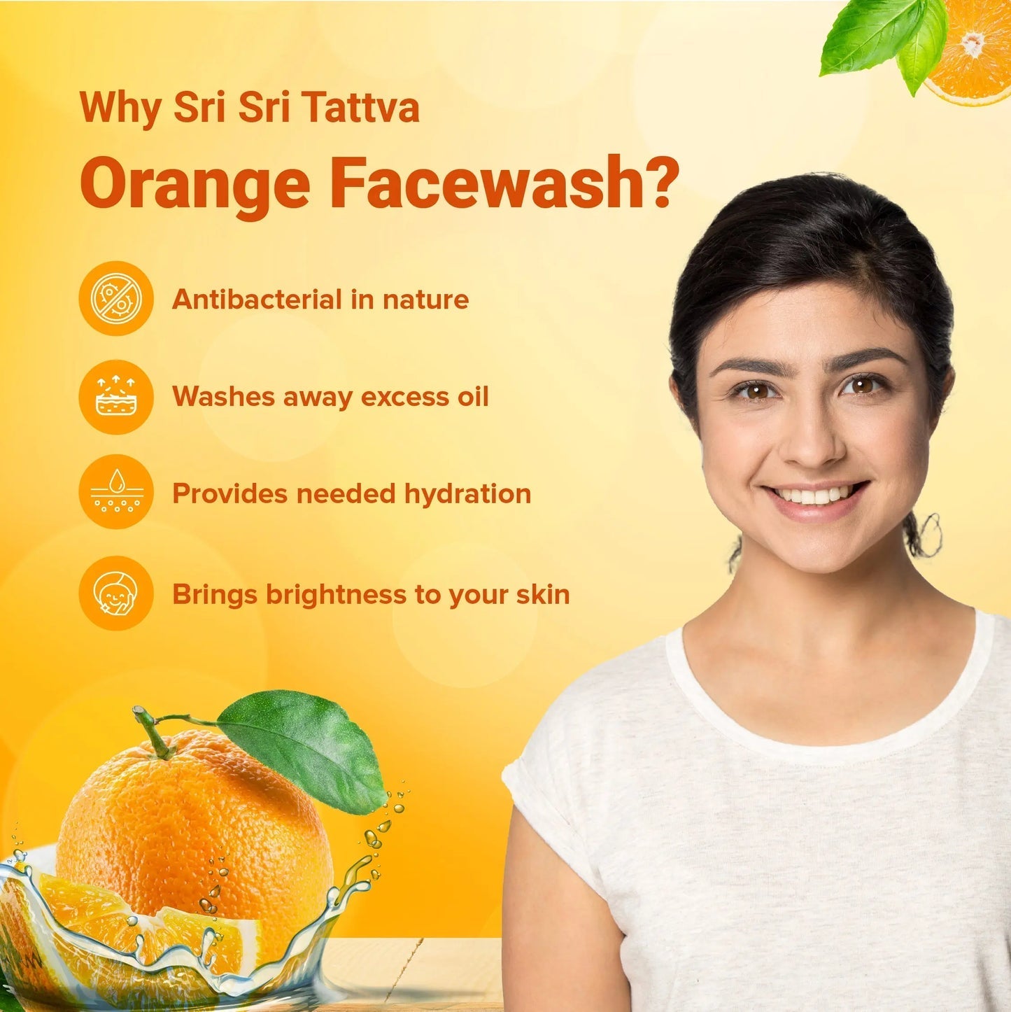 Sri Sri Tattva Orange Face Wash - PUSHMYCART
