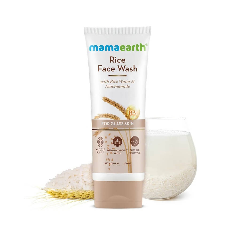 Mamaearth Rice Face Wash With Rice Water and Niacinamide