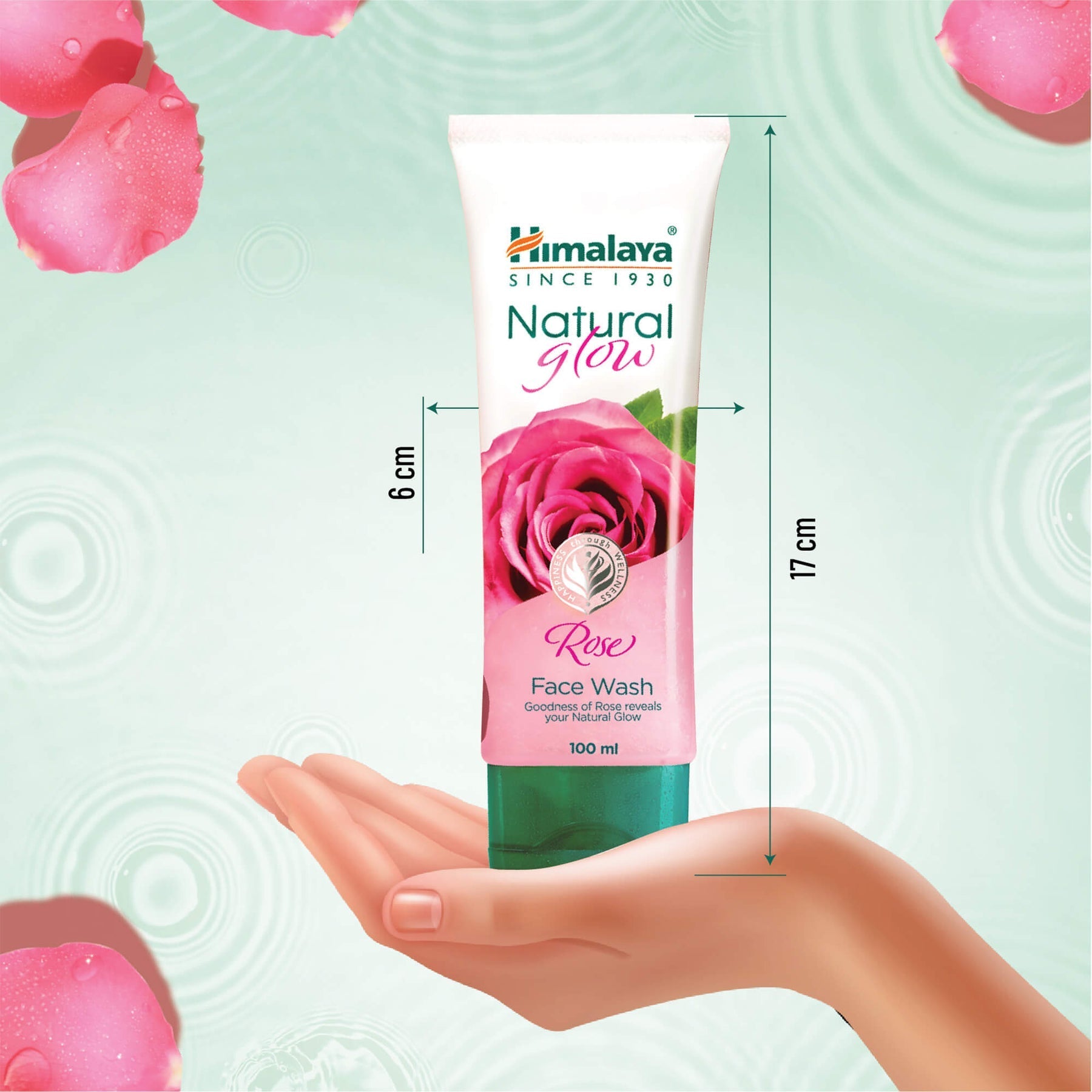 Himalaya Natural Glow Rose Face Wash - PUSHMYCART