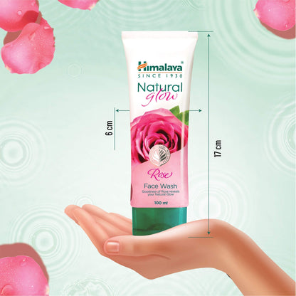 Himalaya Natural Glow Rose Face Wash - PUSHMYCART