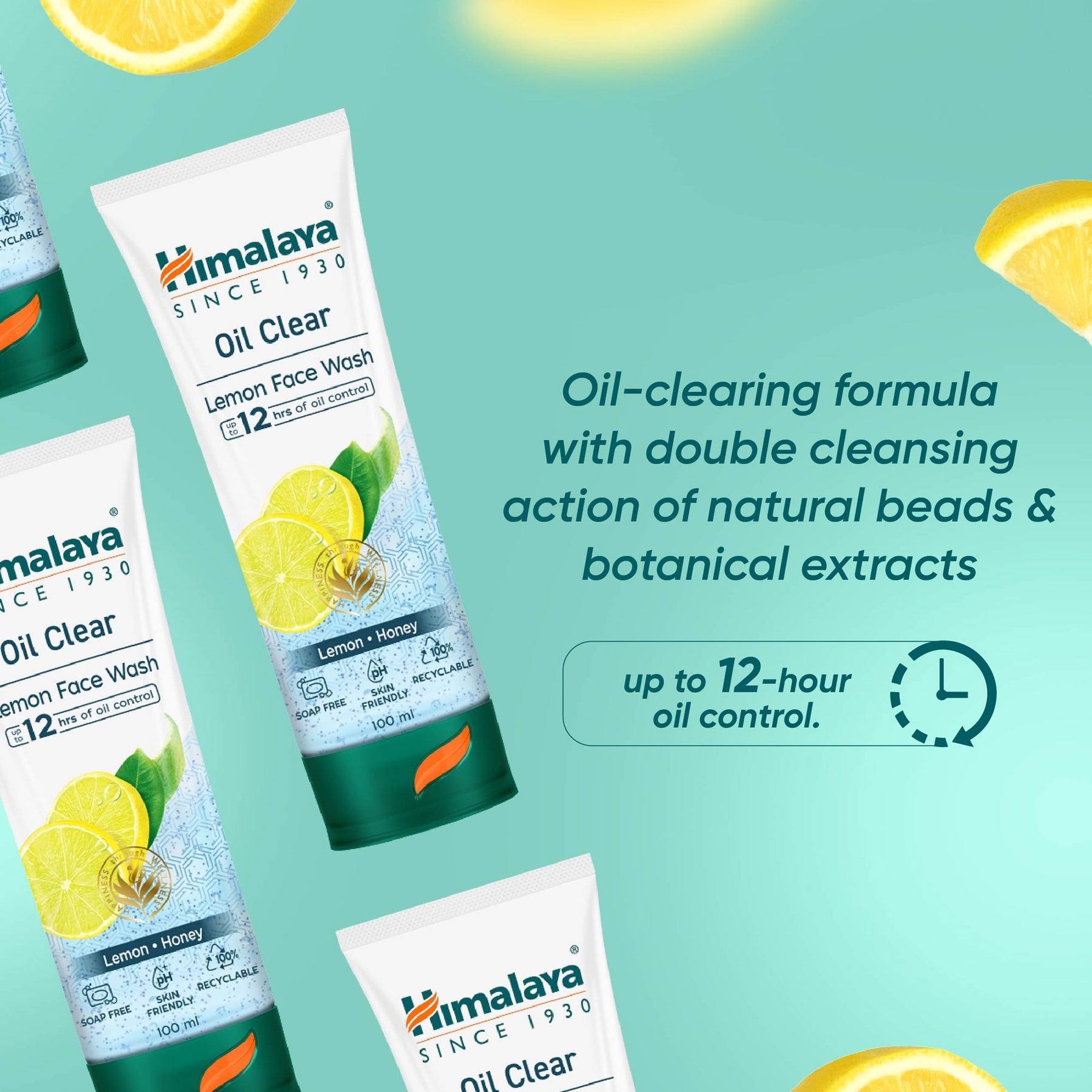 Himalaya Herbals Oil Clear Lemon Face Wash - PUSHMYCART