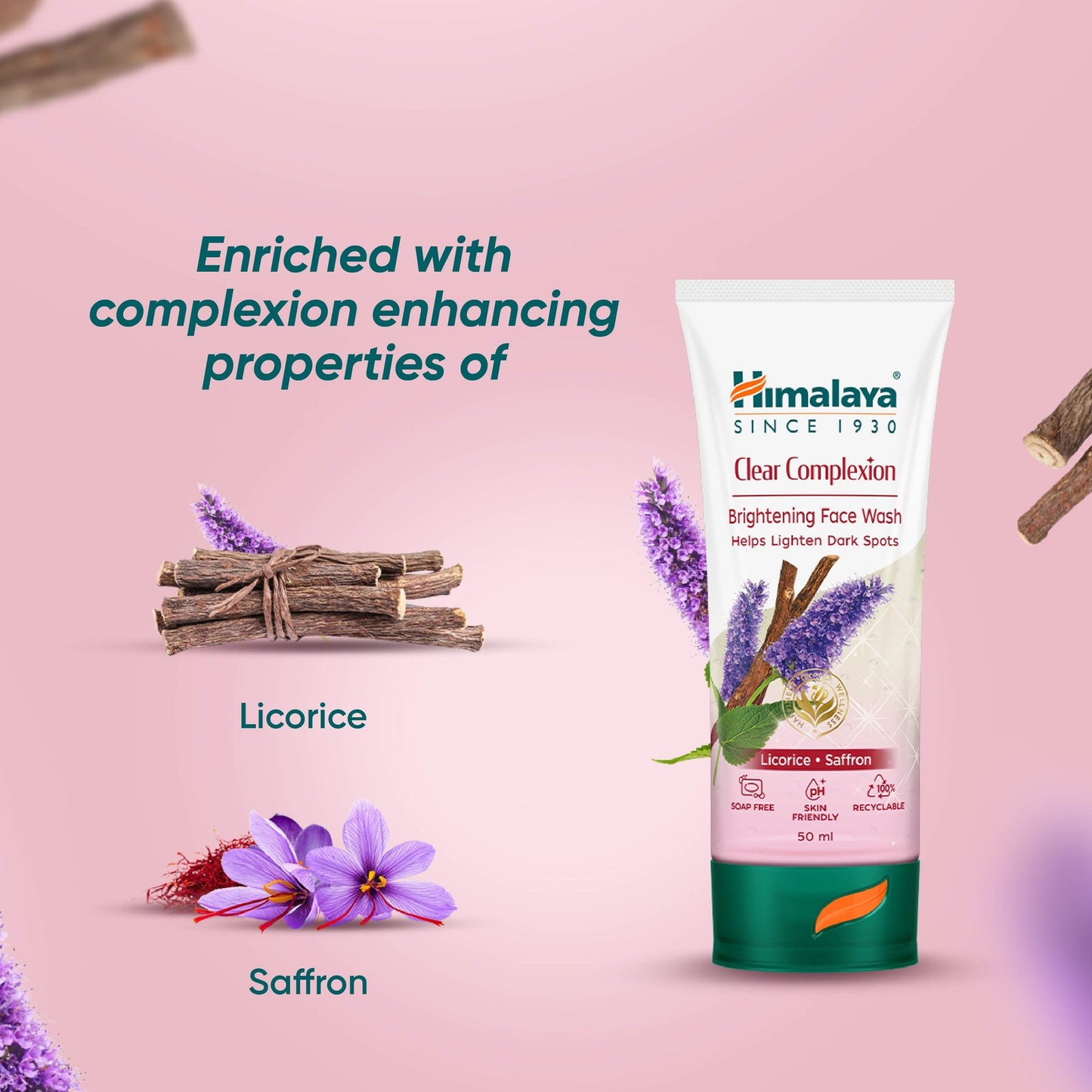 Himalaya Herbals Clear Complexion Brightening Face Wash - PUSHMYCART