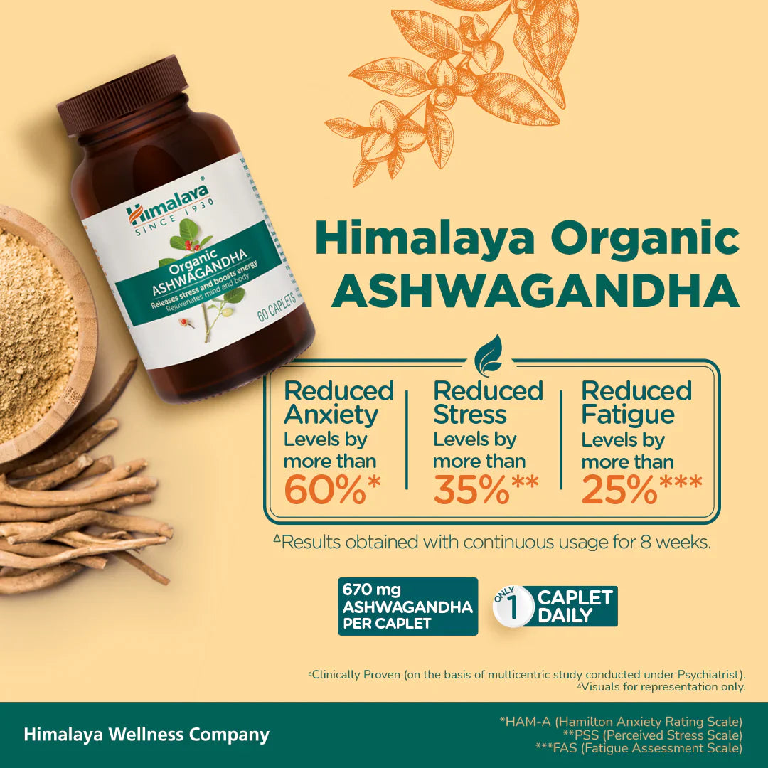 Himalaya Organic Ashwagandha - PUSHMYCART