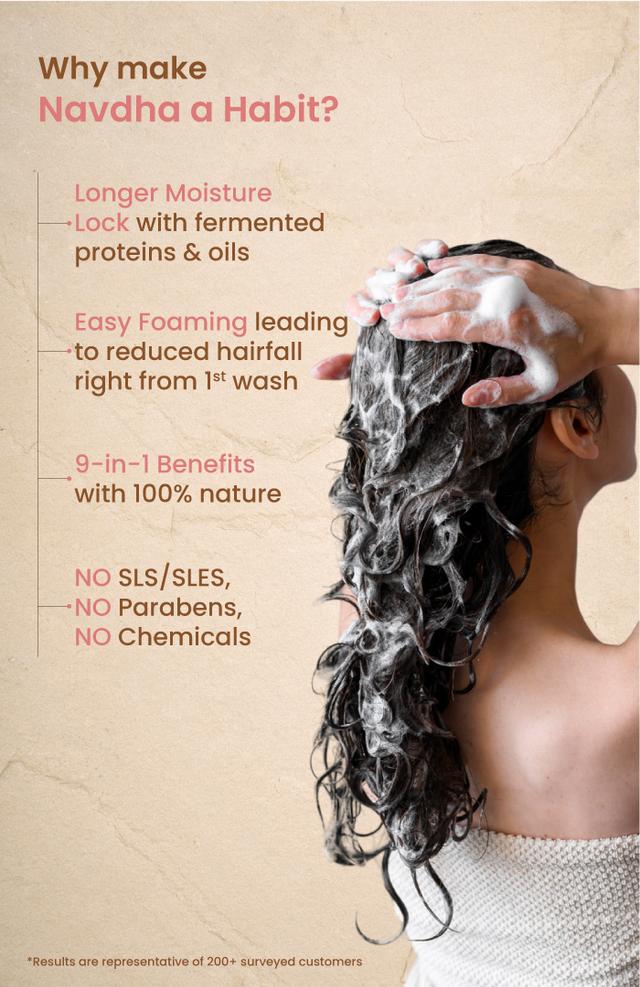 Nat Habit Five Oil Hibiscus Navdha Shampoo