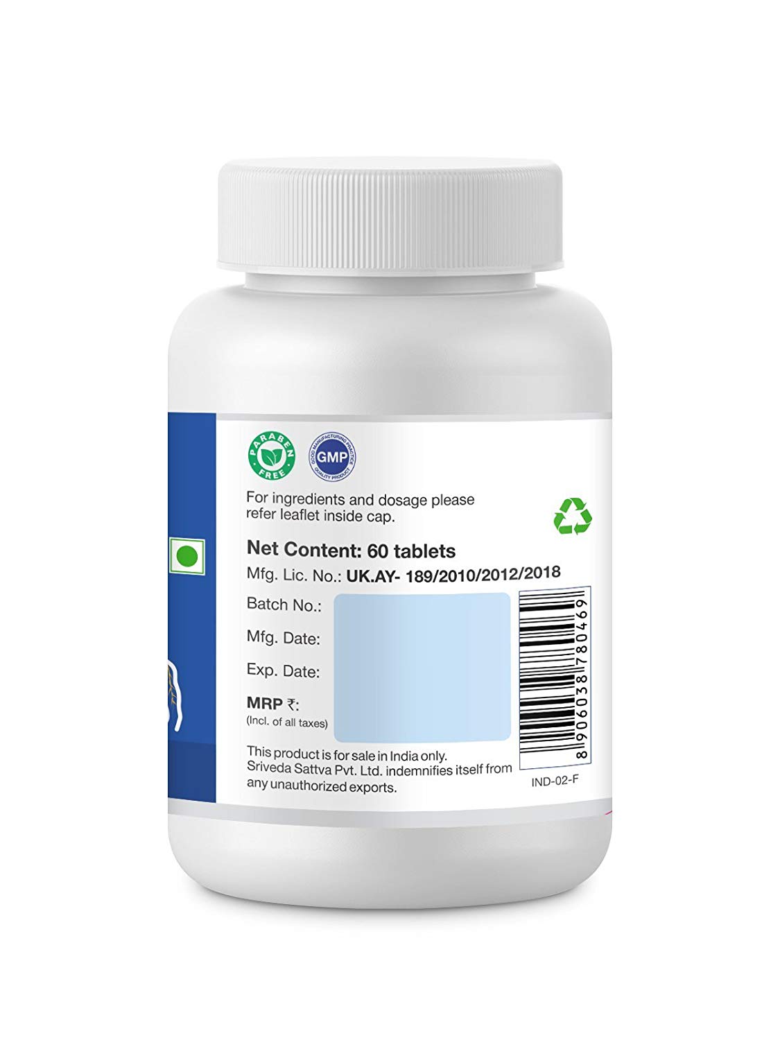 Sri Sri Tattva Raktashodhini Vati 500Mg 60Tabs