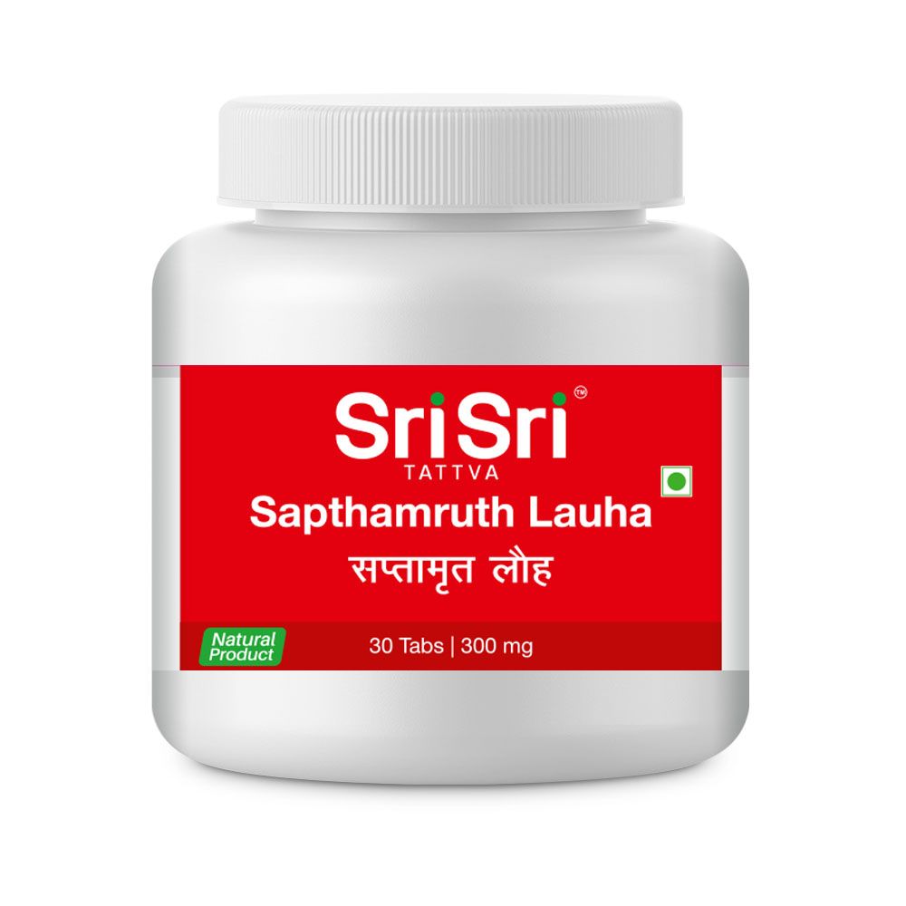 Sri Sri Tattva Sapthamruth Lauha 300Mg 30Tabs