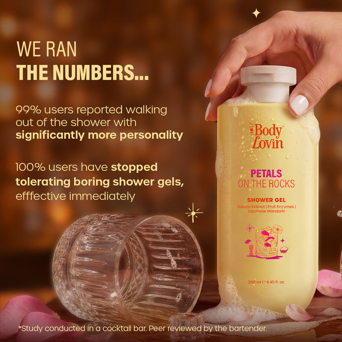 Plum Petals On The Rocks Shower Gel by BodyLovin'