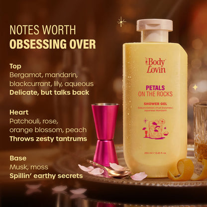Plum Petals On The Rocks Shower Gel by BodyLovin'