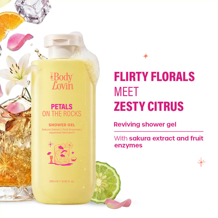 Plum Petals On The Rocks Shower Gel by BodyLovin'