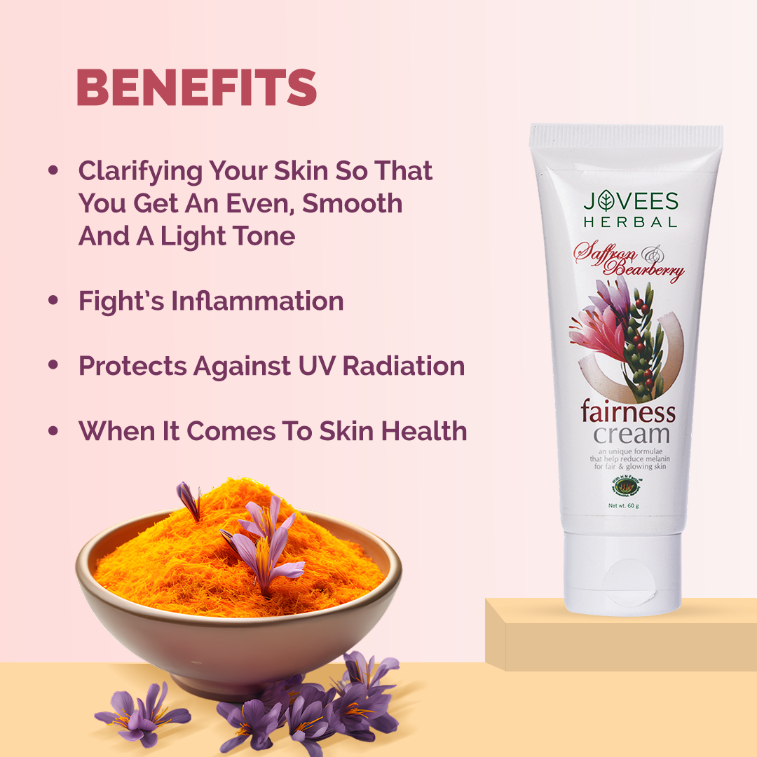 Jovees Saffron & Bearberry Fairness Face Cream