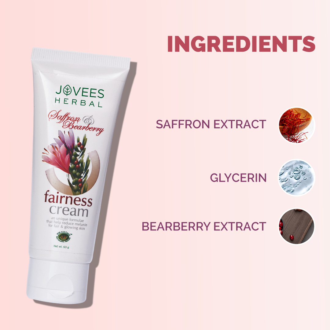 Jovees Saffron & Bearberry Fairness Face Cream