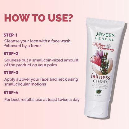 Jovees Saffron & Bearberry Fairness Face Cream